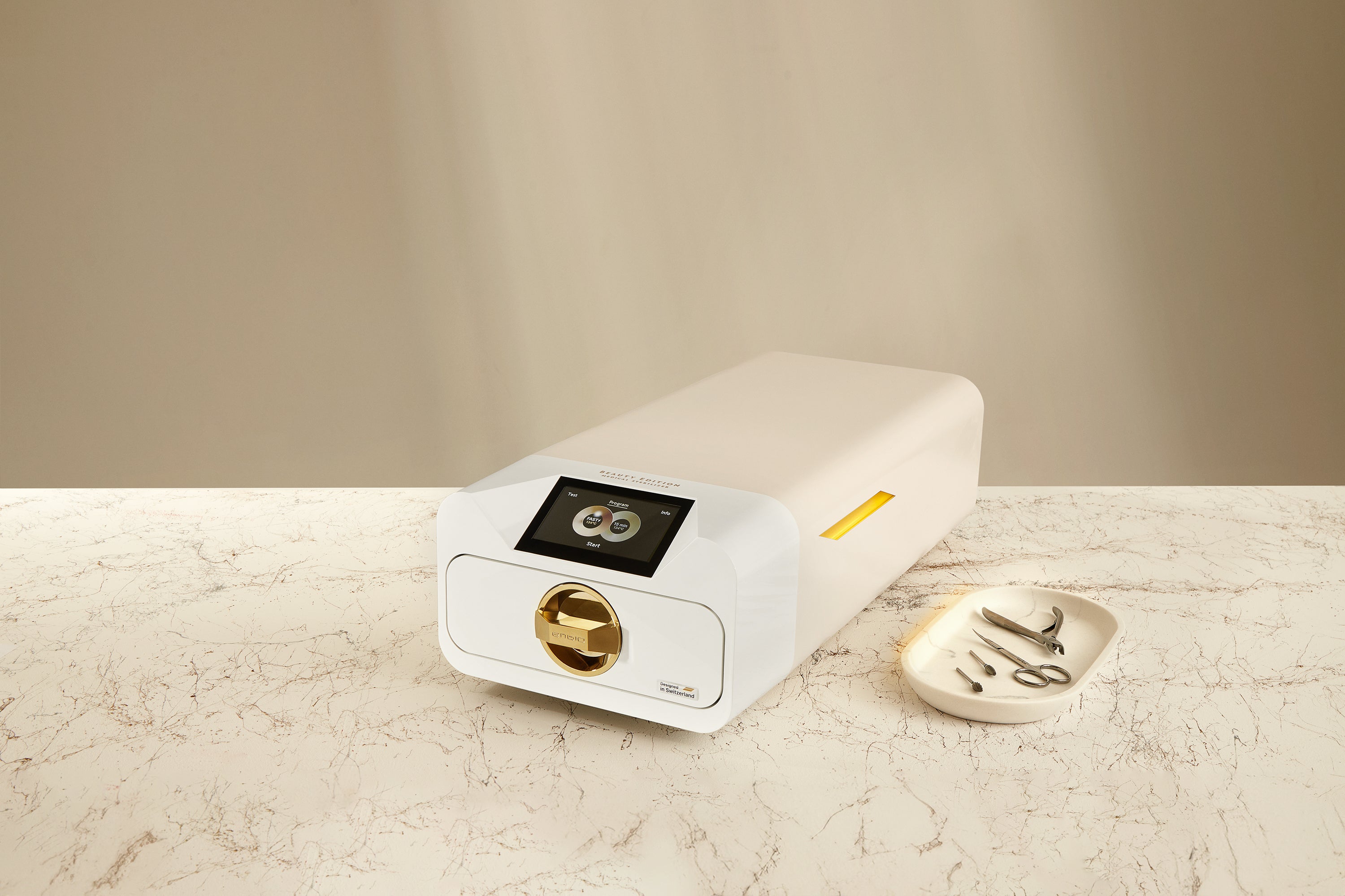 Autoclave Enbio S Beauty (Class B) + Magic Filter + Safety Certificate + Sterilization guide